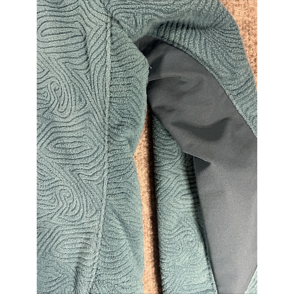 L.L. Bean Women's Full-Zip Fleece Jacket Teal Swirl Pattern Size Small Regular - Picture 11 of 13